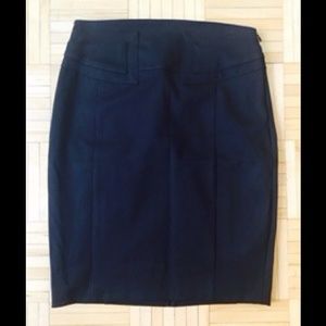 Black pencil skirt