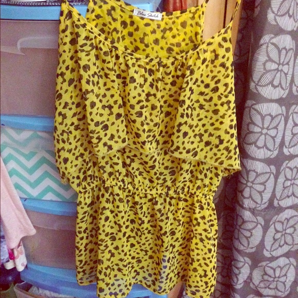 LEOPARD Print Bright Top