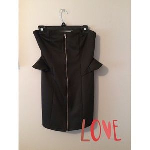NEW Forever 21 black fitted dress