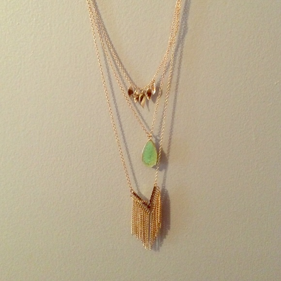 3 necklace set never been worn