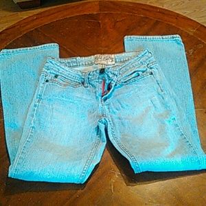 Light colored blue jeans