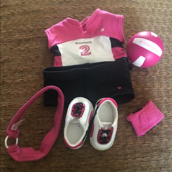 American girl volleyball