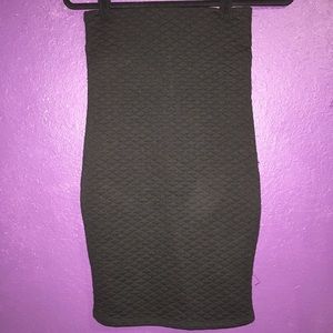 High waisted pencil skirt