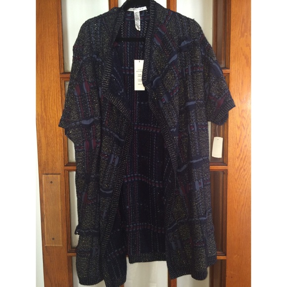 3X HP & Editor Pick DVF Shruti Indigo Cardigan🎉 - Picture 2 of 4