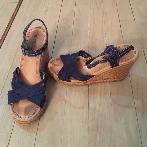 Blue American Eagle Wedges