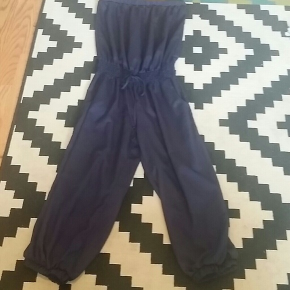 Navy blue jumpsuit