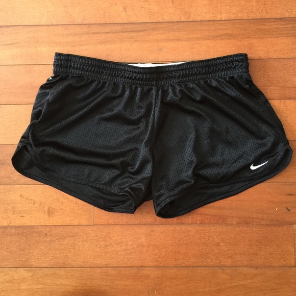 Nike dri-fit shorts with white foldable waistband