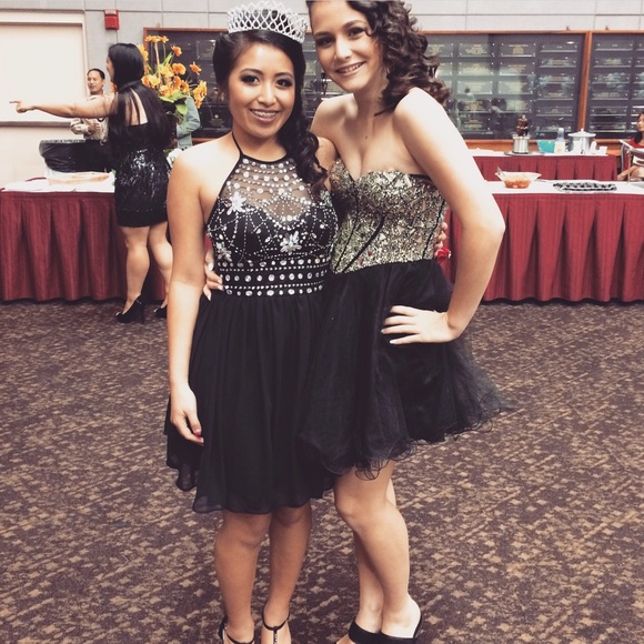 WinterBall/ Prom dress (on the left)