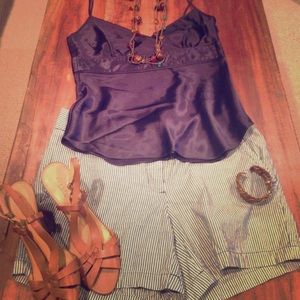 J.Crew navy Silk camisole