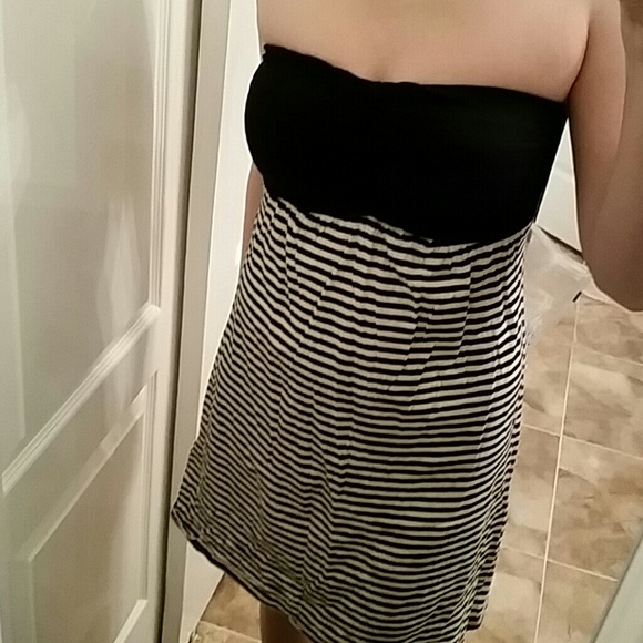 Express Strapless dress