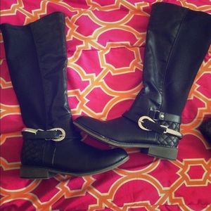 Betsey Johnson riding boots