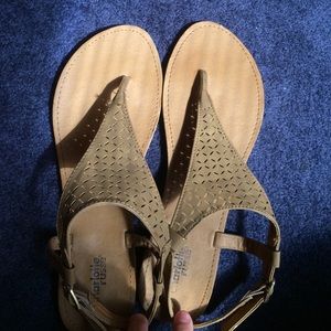 Charlotte Russe tan chic sandal