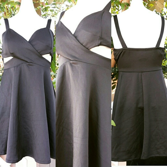 New with tags Black Dress with Padding Top - Picture 1 of 1