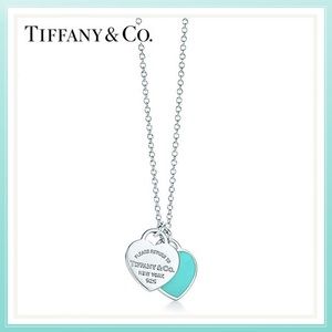 Tiffany & Co. Two heart necklace