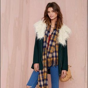 Forest green wool jacket