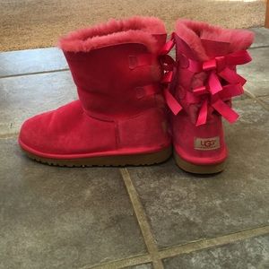 Pink Bailey Bow Uggs