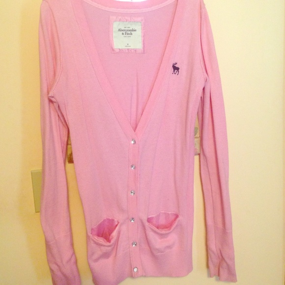 Abercrombie and Fitch Pink Cardigan