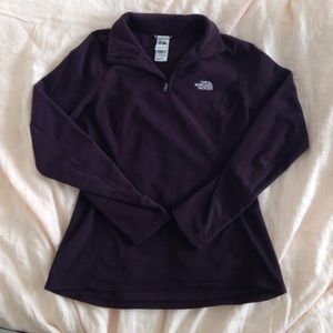 Women's North Face 1/4 Zip Fleece