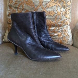 Michael Kors leather ankle boots