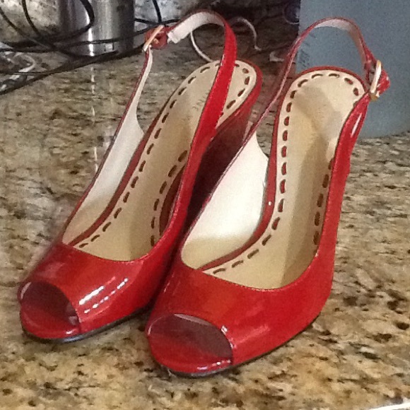 Nine West red heels