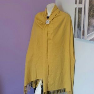 Goldenrod yellow shawl/pashmina/scarf.