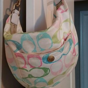 Authentic medium hobo coach purse!