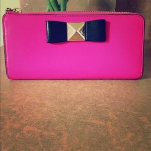 KATE SPADE PINK WALLET USED, BUT LIFE LEFT!!