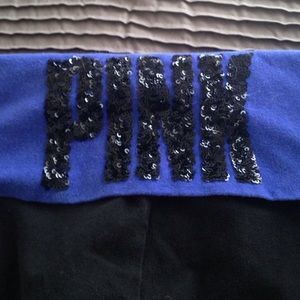 VS PINK sparkle band leggings