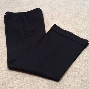 Banana Republic Black Wool Lined Pants