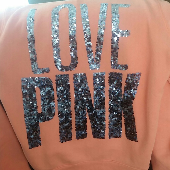 Victoria secret zip up BLING sweater
