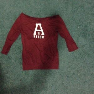 Maroon Abercrombie and Fitch pullover