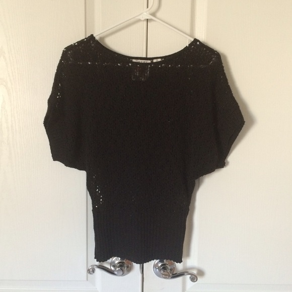 Black Knit Top