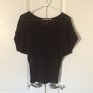 Black Knit Top