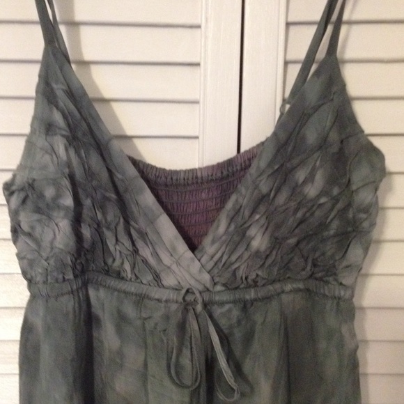 Blue & Purple Tie Dye Maxi Dress