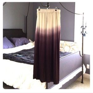 Cute purple ombré maxi skirt
