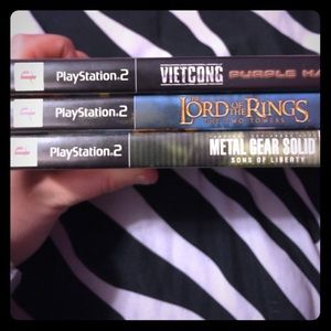 Play station 2 game bundle