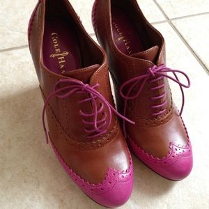 Cole Haan Lucinda Air Oxford Pump Ankle Boots