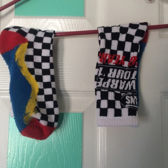Vans Accessories - Knee High Vans Warped Tour Socks