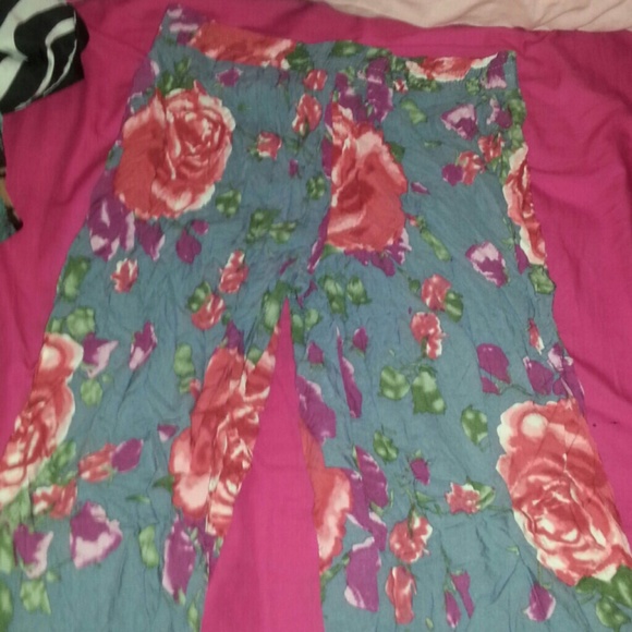 Floral Palazzo Pants