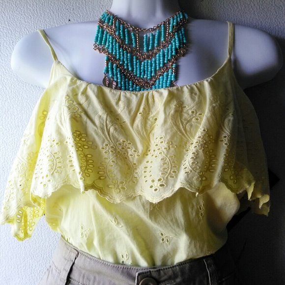 Charlotte Russe Tops - Yellow cute top