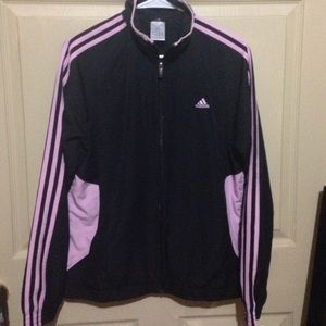 Pink & Black Adidas jacket