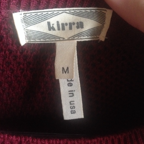 Maroon Cross Sweater - Picture 3 of 3