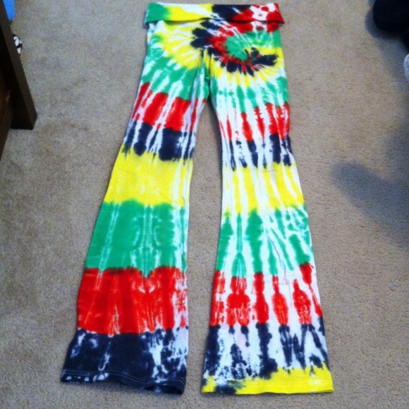 Custom, American Apparel fold over yoga pants.