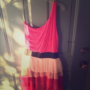 Pink Fringe Dress