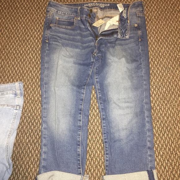 American Eagle Artist crop Capri