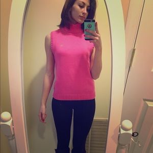 Ralph Lauren Sleeveless cotton turtleneck
