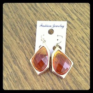 Amber Dangle Earrings