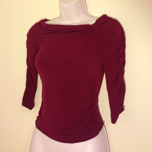 Cute Burgundy Top
