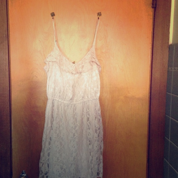 Short Blush Lace summer dress