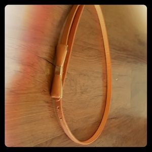 Orange bow belt